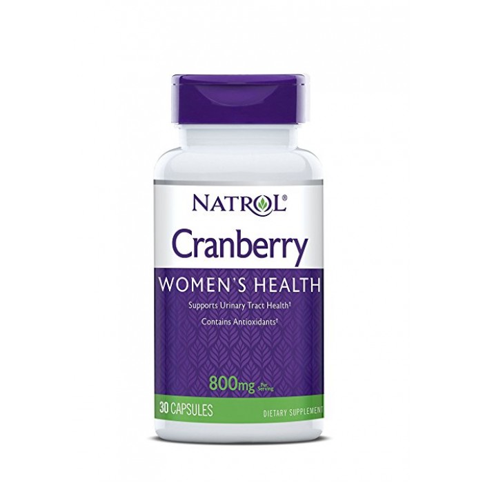 Natrol - Cranberry 800mg (Червена боровинка) / 30 caps.